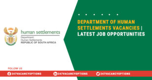 Department Of Human Settlements Vacancies