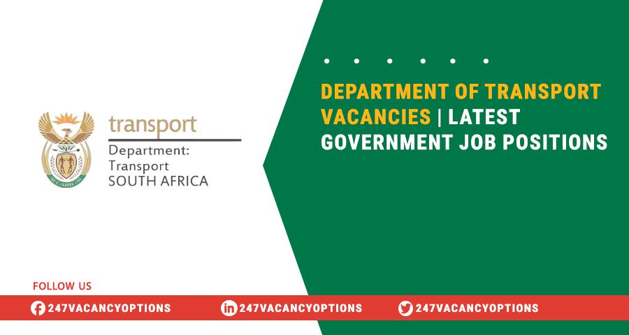 Department Of Transport Vacancies