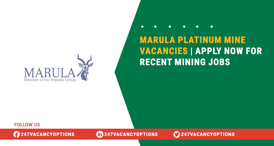 Marula Platinum Mine Vacancies