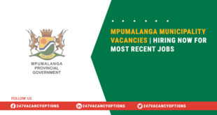 Mpumalanga Municipality Vacancies