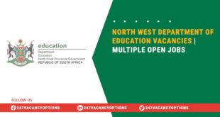 North West Department Of Education Vacancies